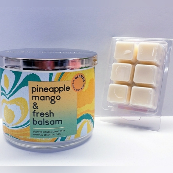 PINEAPPLE MANGO & FRESH BALSAM -Bath & Body Works Candle Wax Melts- $8 pack - Picture 6 of 9